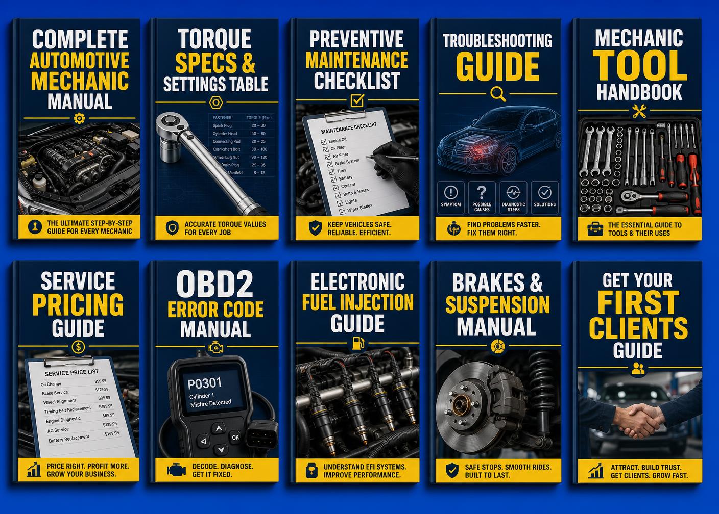 Ten exclusive bonus guides included with the training